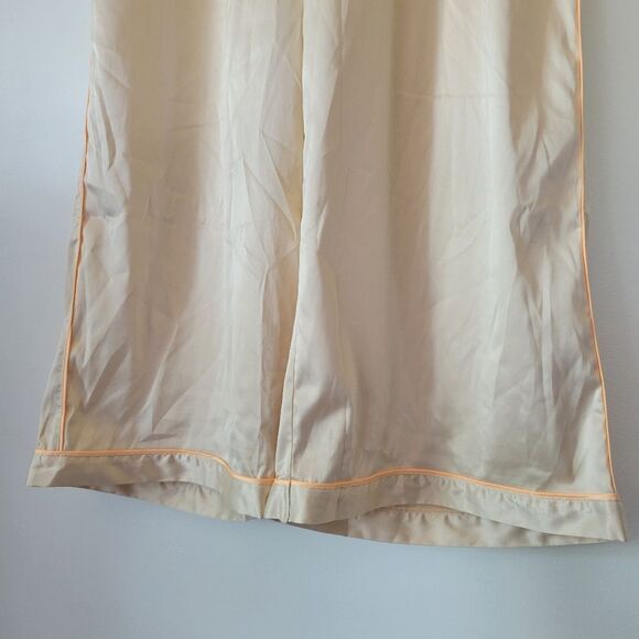 Parade Elegant Cream Pajama Pants Satin M - Picture 2 of 6